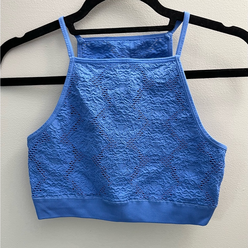 Blue Aerie cropped tank